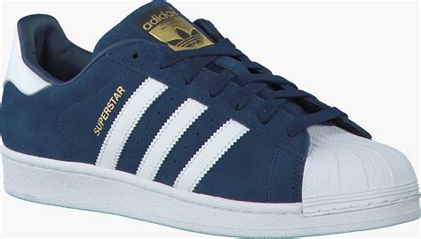 Blauwe adidas Superstar online kopen 